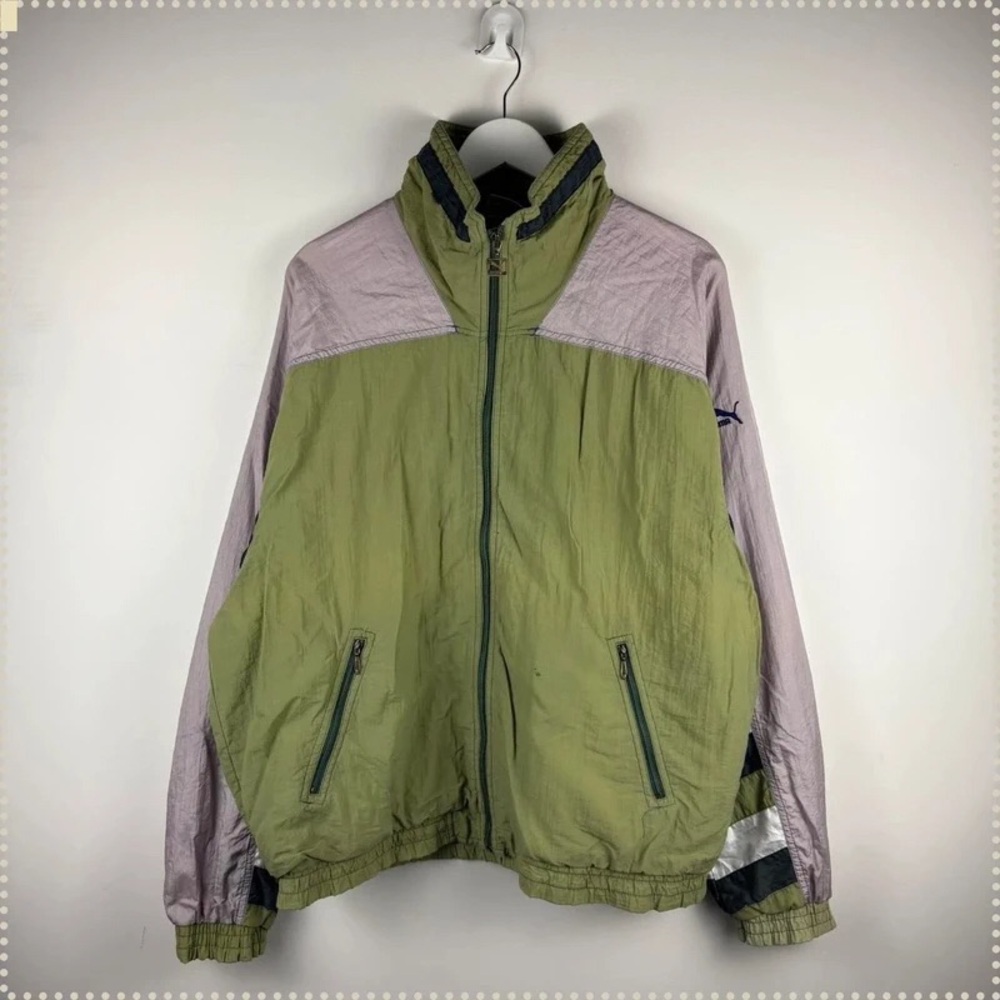 Puma Green and Purple Men's Jacket